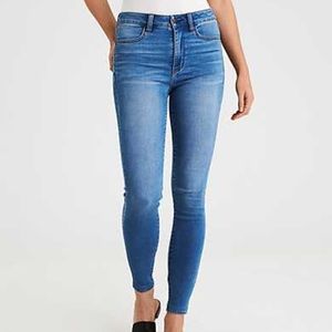 american eagle hi-rise jeggings